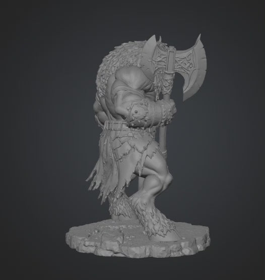 Minotaur- 3D Printed 32mm-100mm.